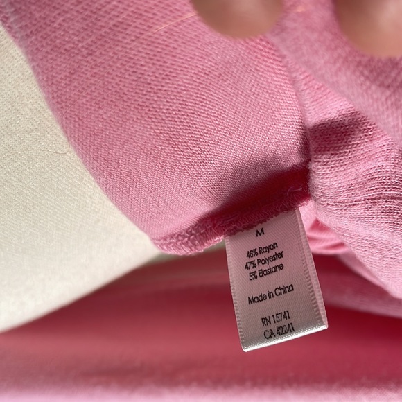 PJ Salvage Sz M Pink Graphic "Let's Flamingle" Thermal Top - Picture 9 of 15